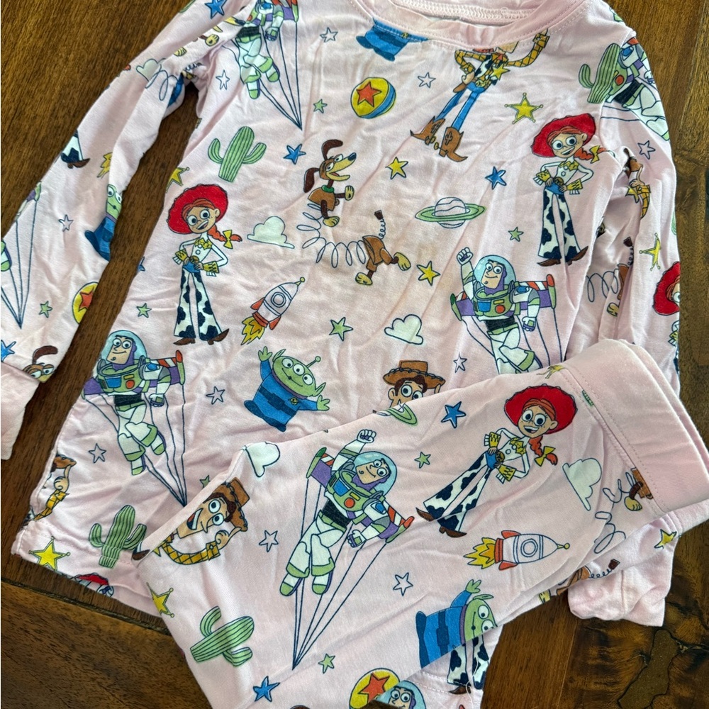 Little Sleepies Pink Toy Story Pajama Set